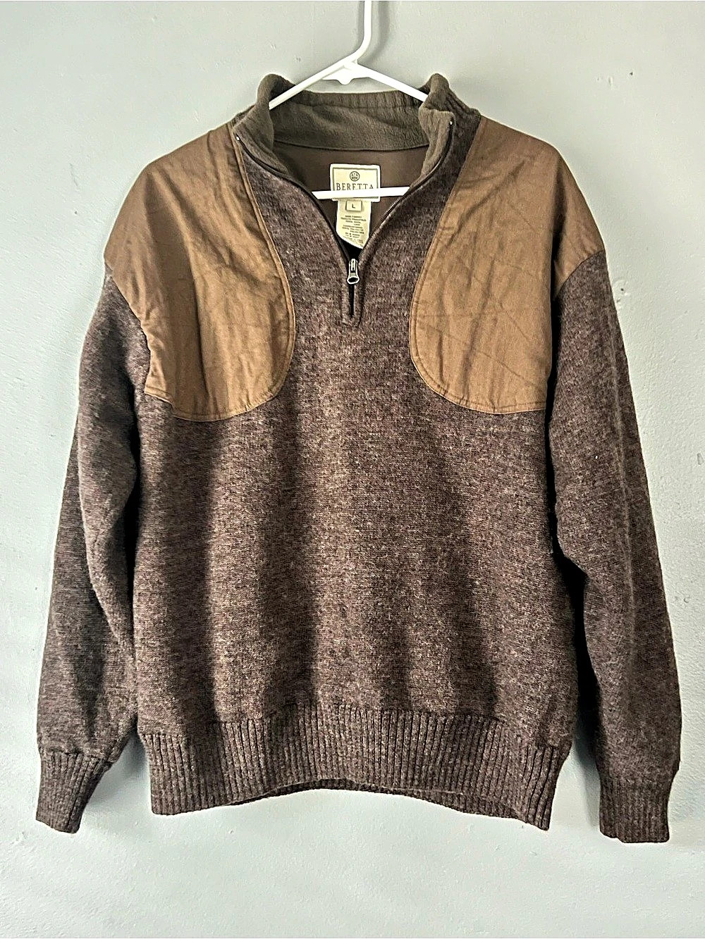 Beretta Wind Barrier Wool Shooting Sweater Men's Large
